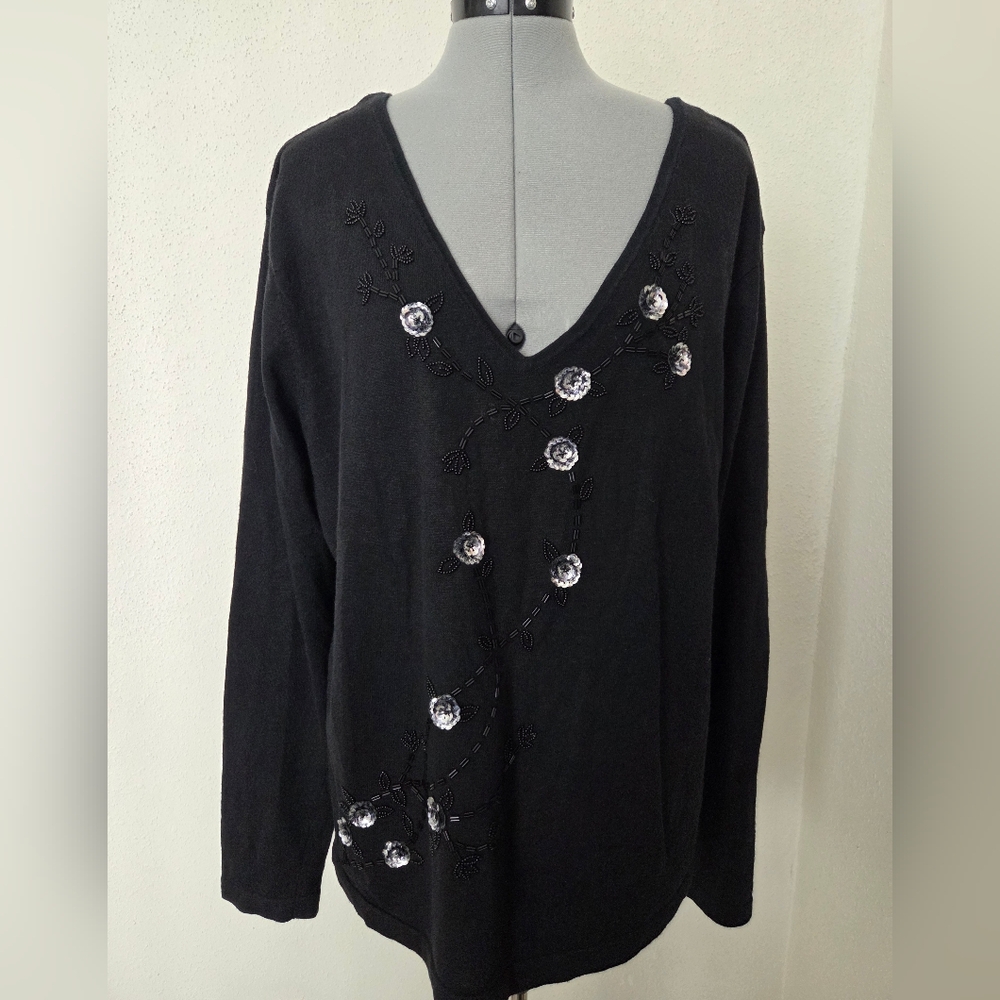 Ashley Stewart Black Sweater